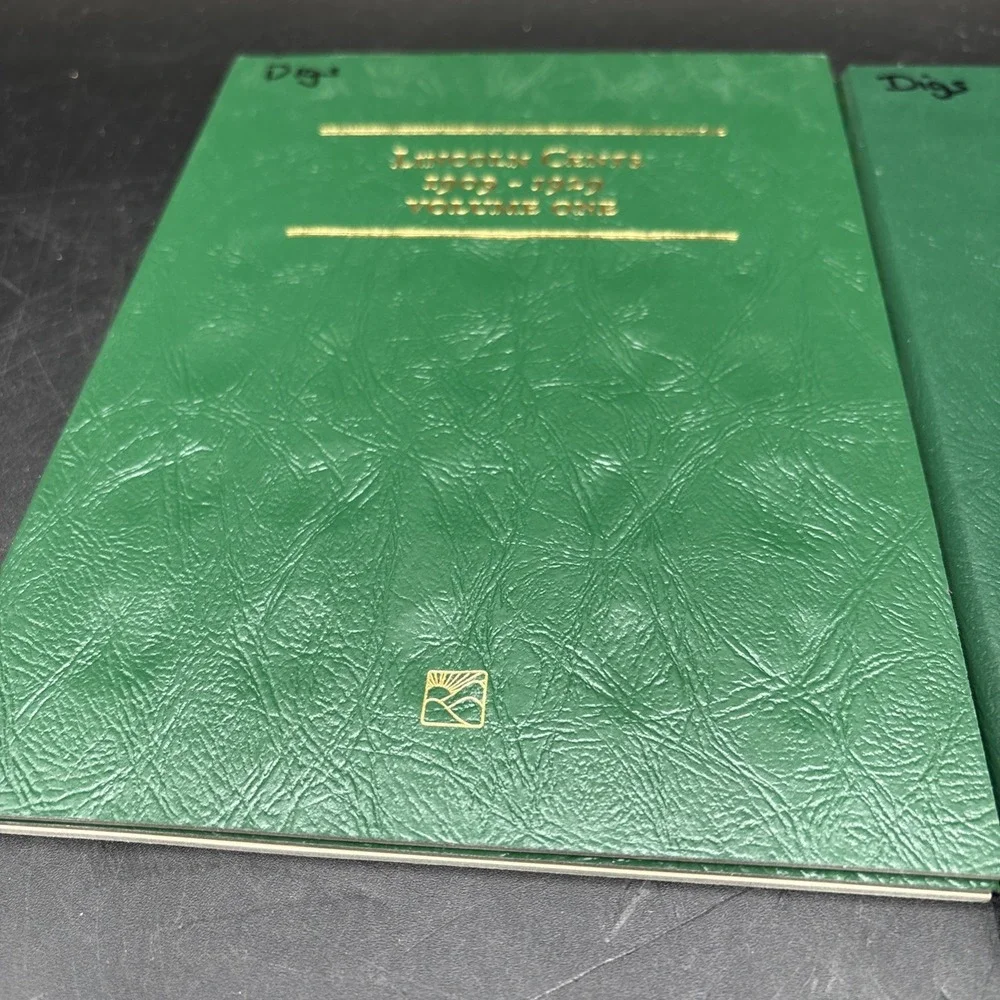 Littleton Lincoln Cents Coin Folder USA Vol 1 & 2 1909-1974 Albums Book Collect